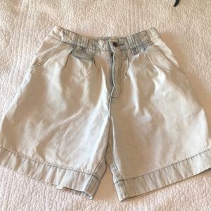 Mixed Blues High waisted jean shorts